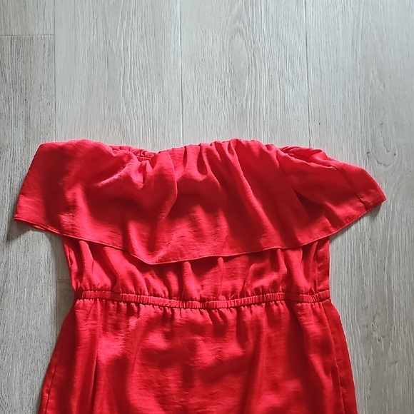 BCBGMaxAzria Strapless Red Dress - Picture 6 of 8